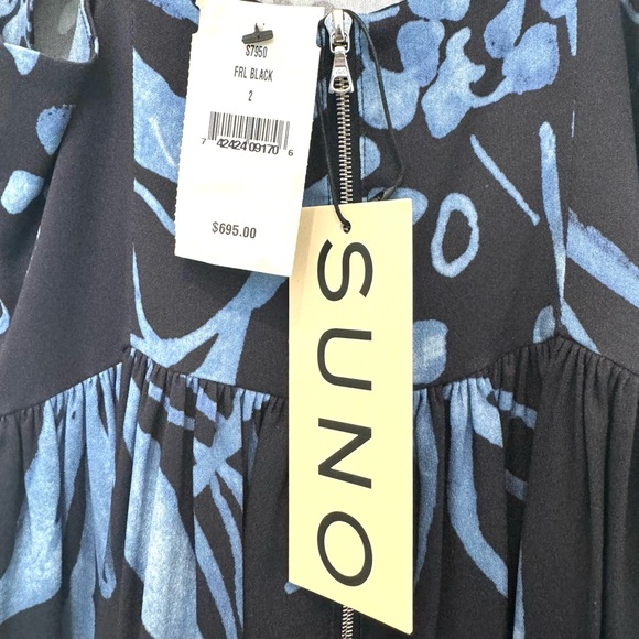 SUNO Printed Silk Dress - Picture 6 of 9